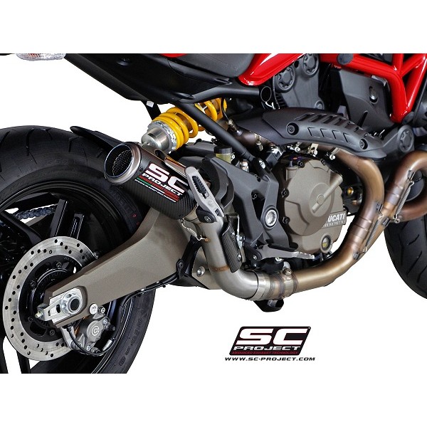 Db Killer Sc Project Cr T SC-Project CR-T Silencer Carbon Fiber For Ducati Monster 821 2014-2017
